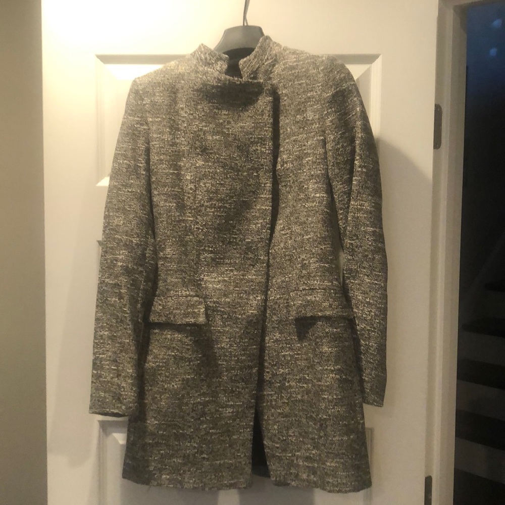Textured Zara Dress Coat. Size small.